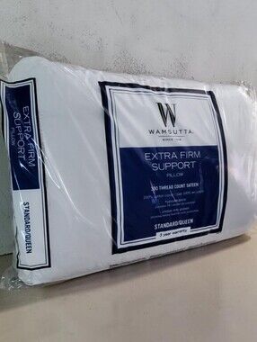 New Wamsutta Extra Firm Support Unique Side Gusset Pillow. Standart/Queen.